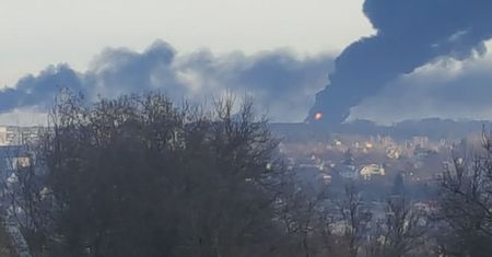 Potężne kłęby dymu w Wasylkowie. Wiadomo, co się stało