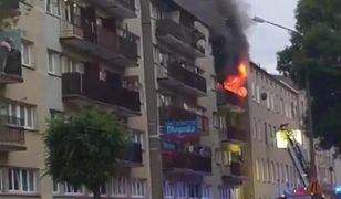 Pożar mieszkania w Łodzi. Strażacy znaleźli zwęglone ciało