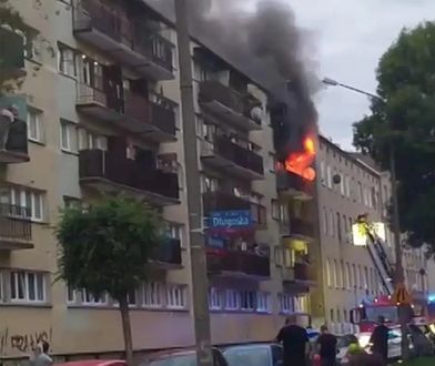 Pożar mieszkania w Łodzi. Strażacy znaleźli zwęglone ciało