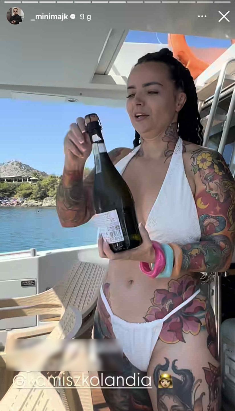 Kamila Wybrańczyk i Artur Szpilka na wakacjach