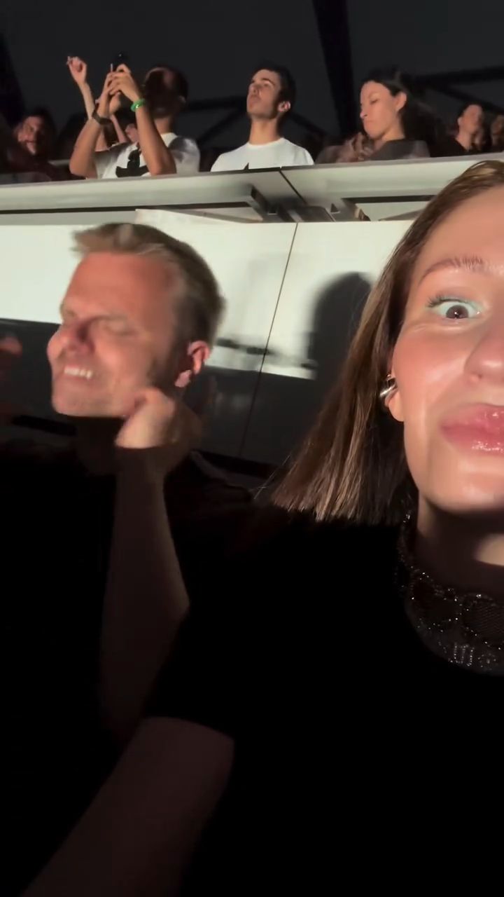 Marcin Hakiel i Dominika Serowska na koncercie Kanye Westa