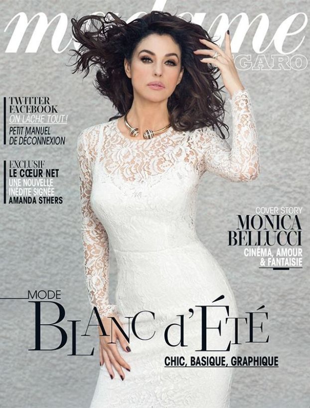 Monica Bellucci w koronkach