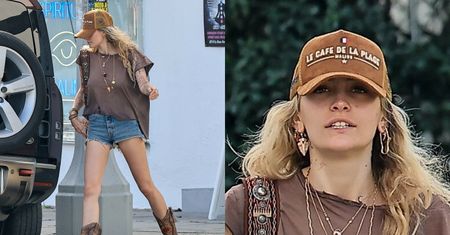 Wolna od makijażu Paris Jackson eksponuje na mieście nogi do nieba. Stylowa? (ZDJĘCIA)
