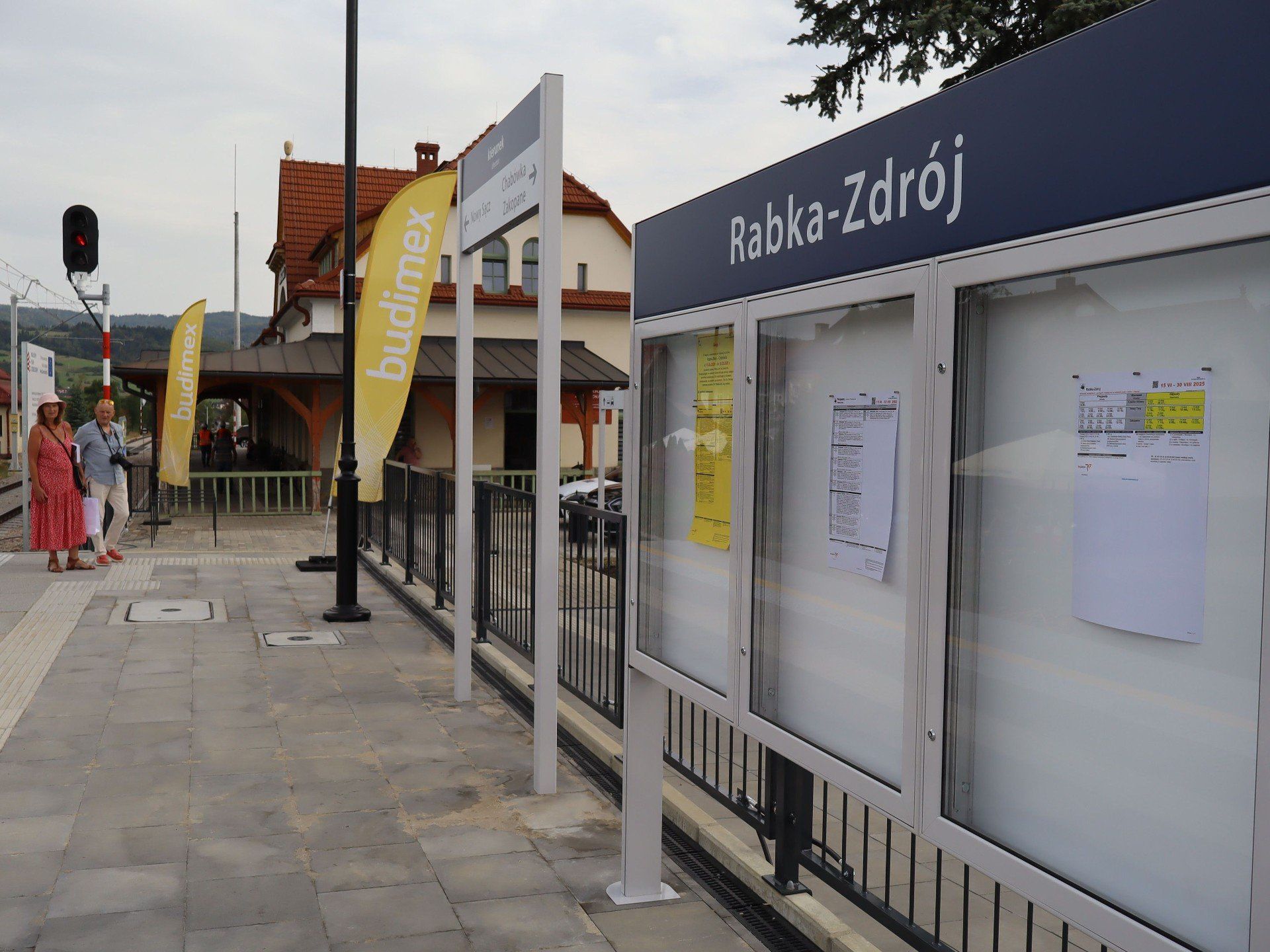 Nowe torowisko i stacja PKP w Rabce-Zdrój