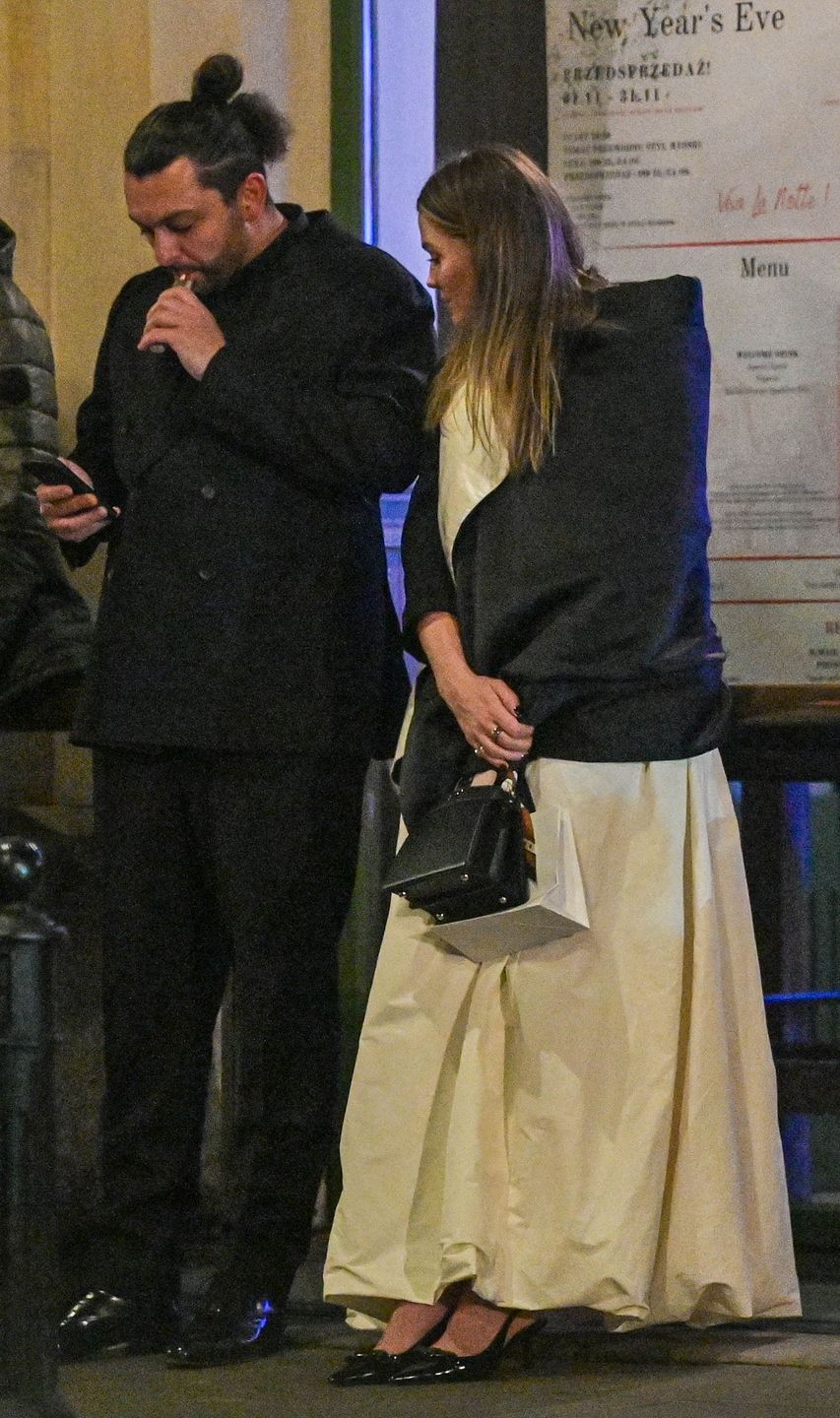 Zofia Ślotała z mężem o 2 w nocy wychodzą z restauracji