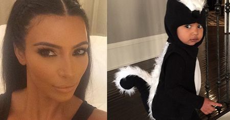 Kim przebrała córkę za SKUNKSA! Słodka? (ZDJĘCIA)