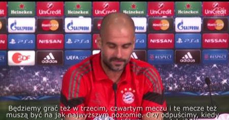 Trener Bayern Monachium o zbliżającym się meczu z Manchesterem City