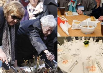 Skandal w Ravensbrück: Ocalone kobiety jadły z plastikowych talerzy, a delegacje - z porcelany...