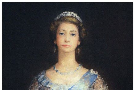 Portret Elżbiety II wyciągnięty z magazynu po 61 latach