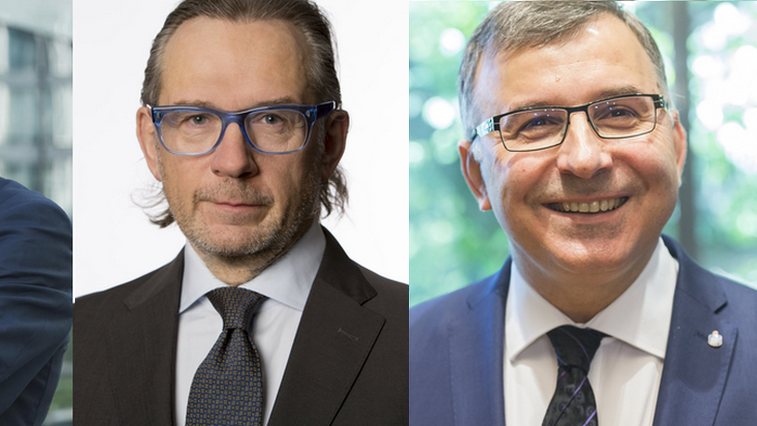 Joao Bras Jorge (po lewej) zarobił w ub.r. najwięcej z wszystkich czynnych prezesów banków w Polsce. Za nim plasują sie prezesi mBanku i PKO BP.