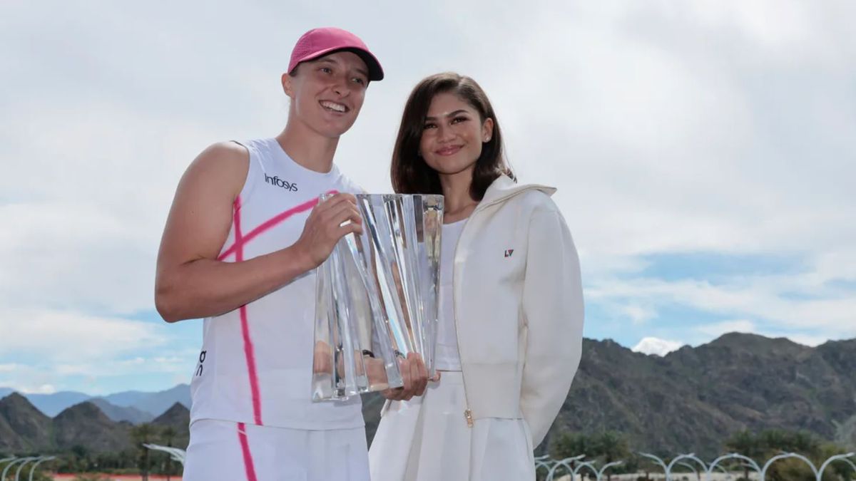 Iga Świątek i Zendaya spotkały się po turnieju Indian Wells