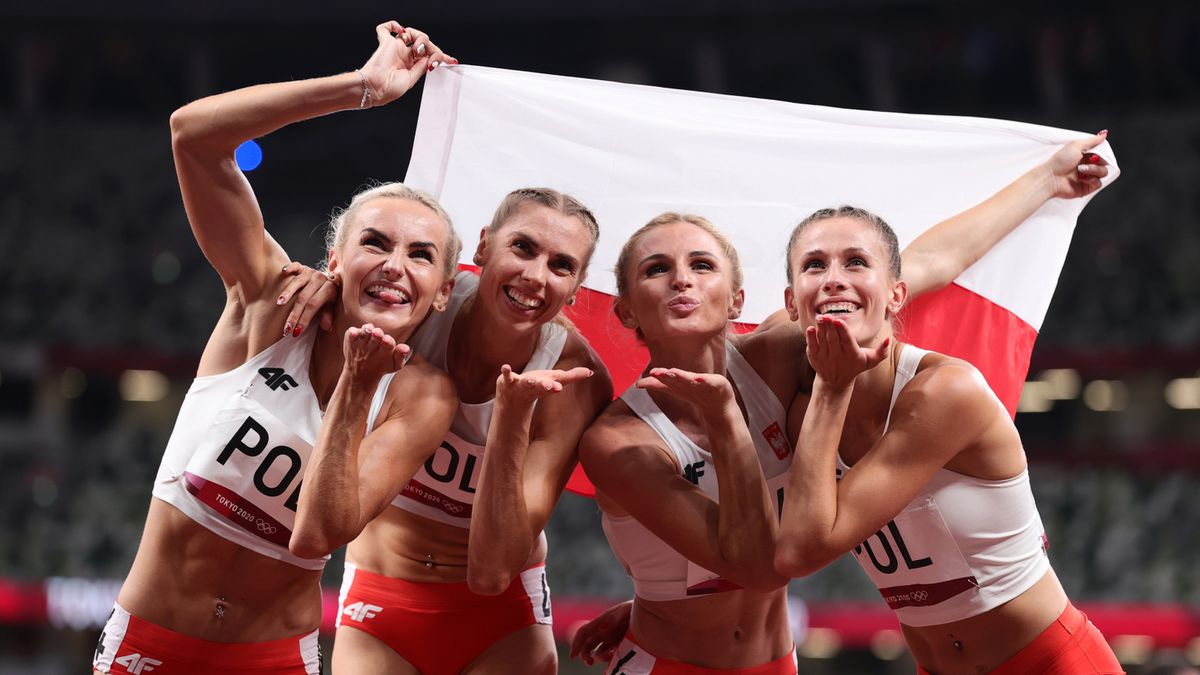 PAP / Na zdjęciu: polska sztafeta 4x400 kobiet