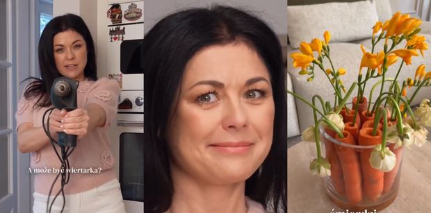 Szukacie inspiracji na Wielkanoc? Kasia Cichopek (nie) służy pomocą. Drylowała marchewki wiertarką, ale coś NIE WYSZŁO: "TROCHĘ ŚMIERDZI"