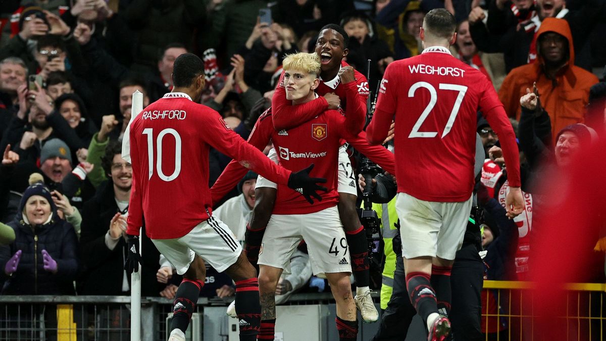 Zdjęcie okładkowe artykułu: Getty Images / David Rogers / Na zdjęciu: radość piłkarzy Manchesteru United