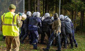 Tajemnicza grupa przy granicy z Łotwą. Przyznali się do incydentu
