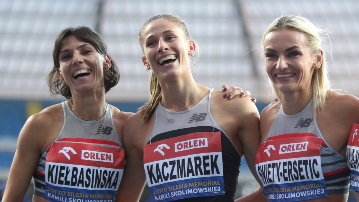 PAP / Na zdjęciu: Anna Kiełbasińska, Natalia Kaczmarek i Justyna Święty-Ersetic