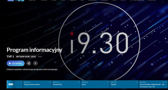 Kanały TVP z możliwością cofnięcia o 7 dni. Jak to zrobić?