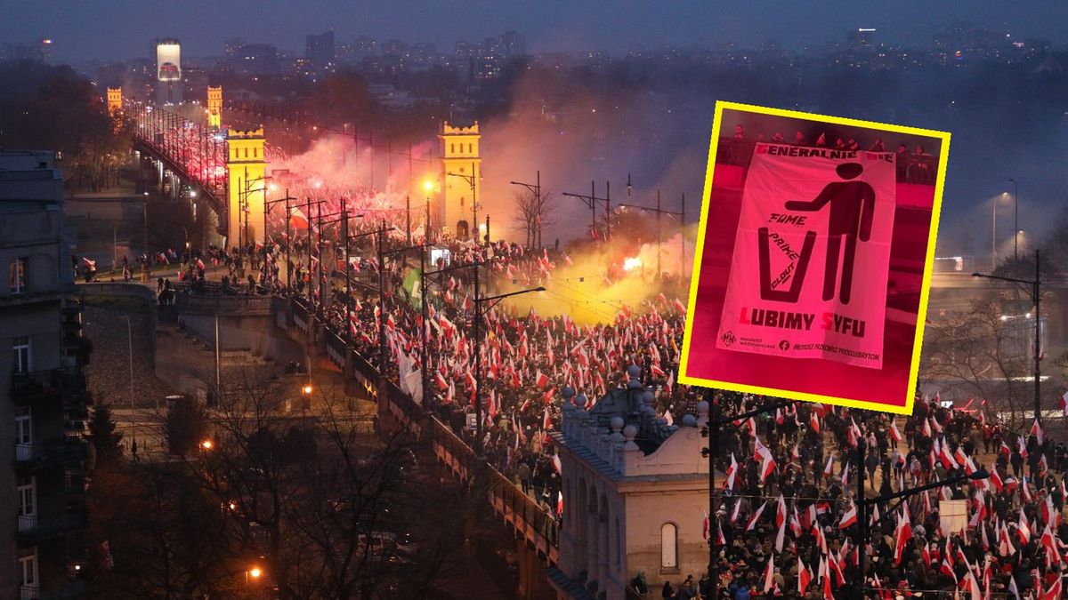 Zdjęcie okładkowe artykułu: PAP / Paweł Supernak/Twitter / Na zdjęciu: Marsz Niepodległości