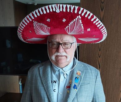 Lech Wałęsa poleciał do Meksyku. "Mariachi jak się patrzy"