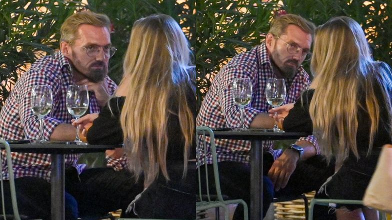 Jarosław Bieniecki na spotkaniu z tajemniczą kobietą