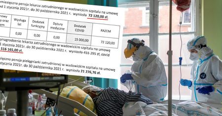 Szpitale ujawniły covidowe pensje lekarzy. "Dorabiał, dorabiał, dorabiał i tak wyszło"