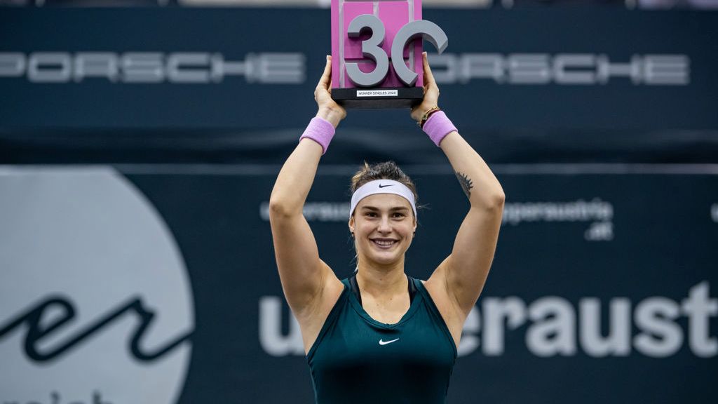 Getty Images / Alexander Scheuber / Na zdjęciu: Aryna Sabalenka, mistrzyni Upper Austria Ladies Linz 2020