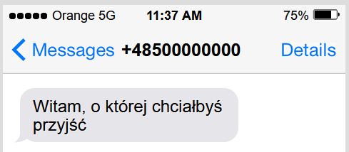 Fałszywy SMS