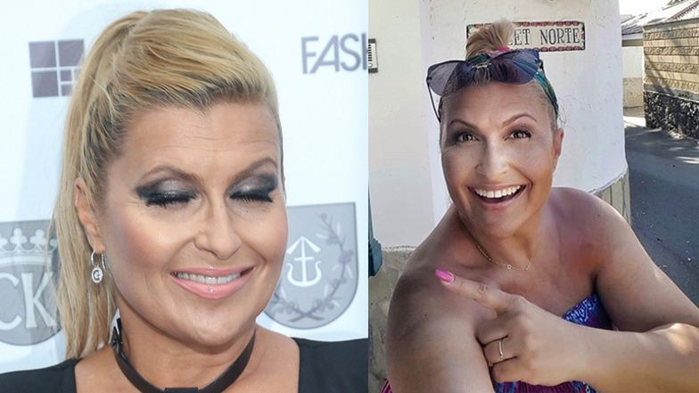 Katarzyna Skrzynecka bawi się na wakacjach w Grecji