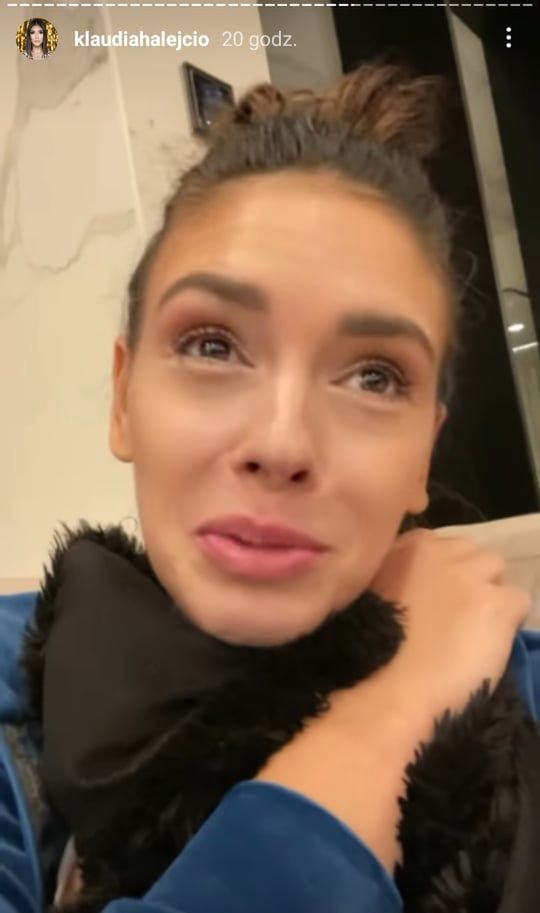 Klaudia Halejcio ma w domu mysz