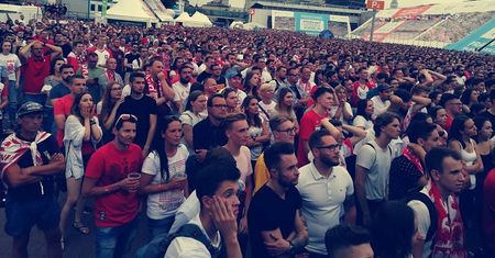 Tłumy w Strefie Kibica na MTP