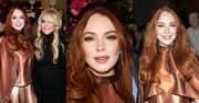 Lindsay Lohan zaskakuje doskonałą formą na tygodniu mody w Nowym Jorku (ZDJĘCIA)