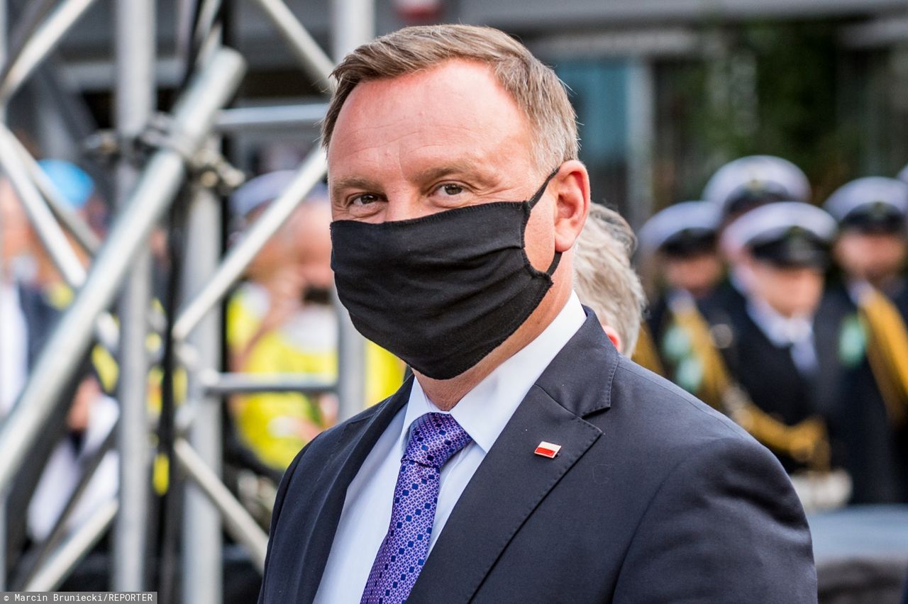 Prezydent Andrzej Duda badał się na obecność koronawirusa