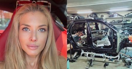 Policja ODNALAZŁA luksusowe porsche Izabelli Łukomskiej-Pyżalskiej... ROZEBRANE NA CZĘŚCI!