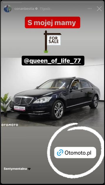 Dagmara Kaźmierska sprzedaje mercedesa