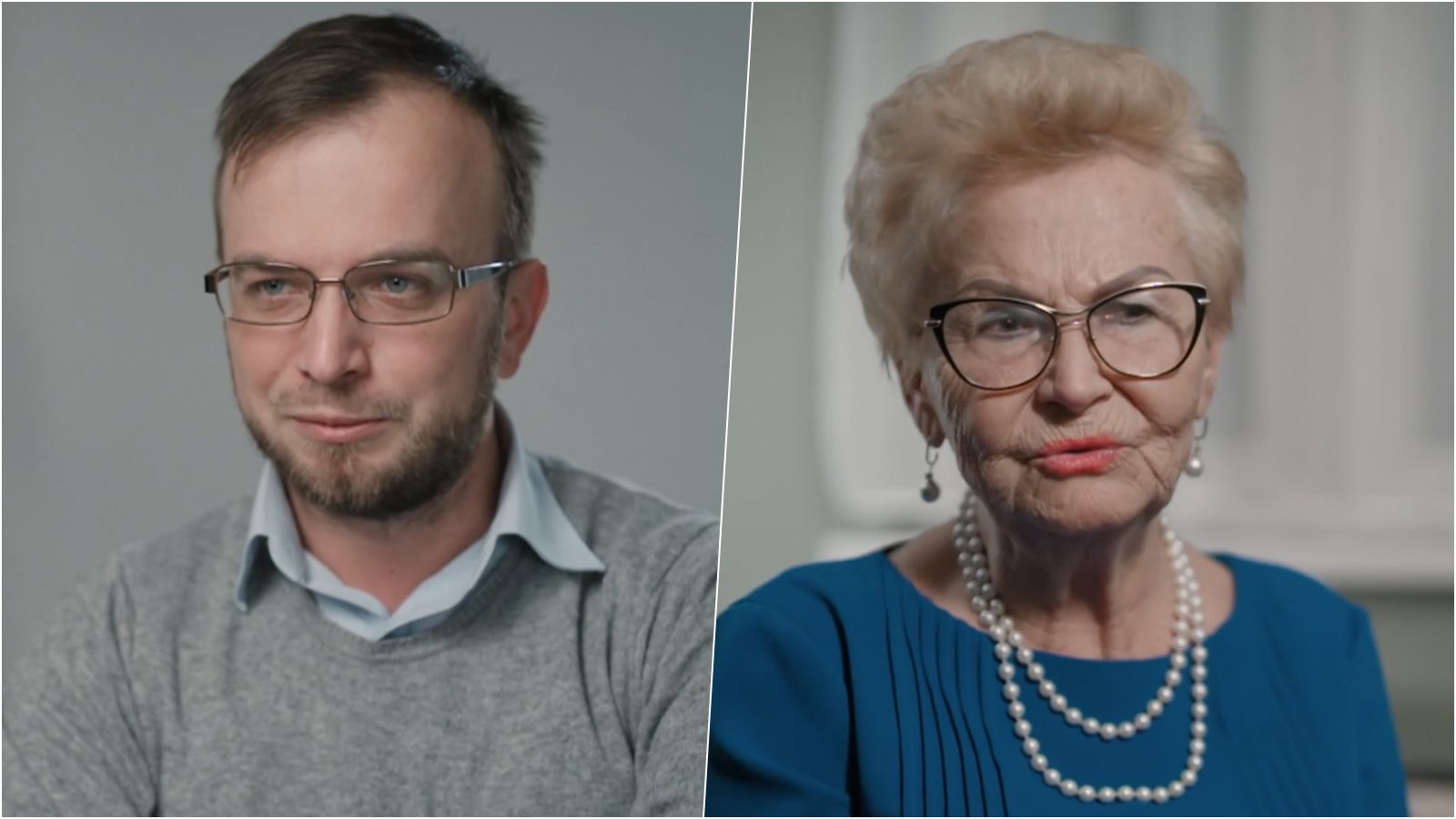 Marek i jego babcia Stefania