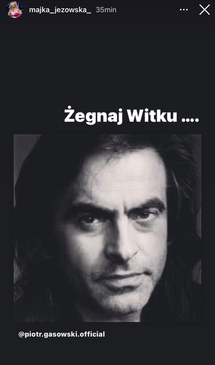 Majka Jeżowska - żegna Witolda Paszta