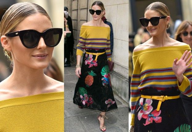 #TRENDY: Olivia Palermo w kolorowej spódnicy