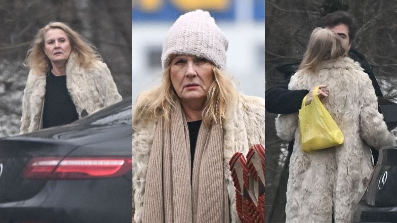Naturalna Grażyna Szapołowska maszeruje na trening do "TzG"