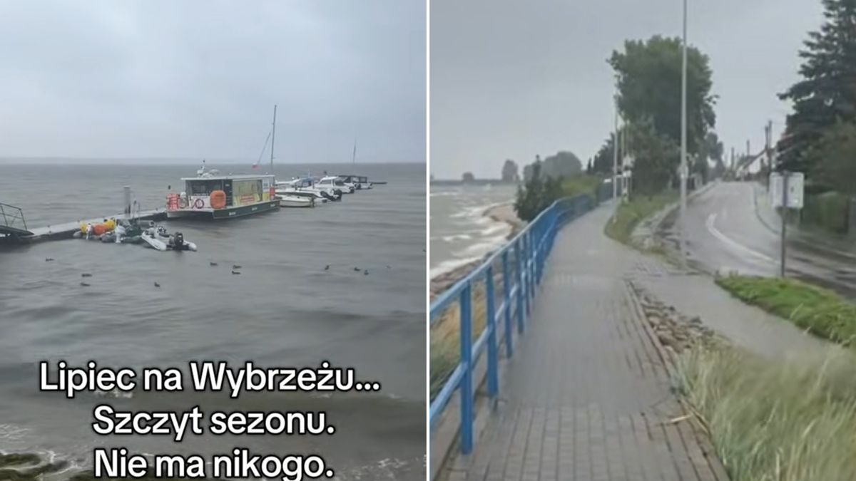 Fatalna pogoda w Rewie. 