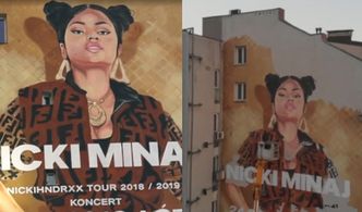 Kulisy powstawania gigantycznego muralu Nicki Minaj w Warszawie
