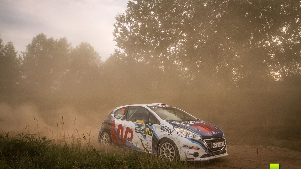 Materiały prasowe / Kacper Wróblewski podczas Rajdu Nadwiślańskiego