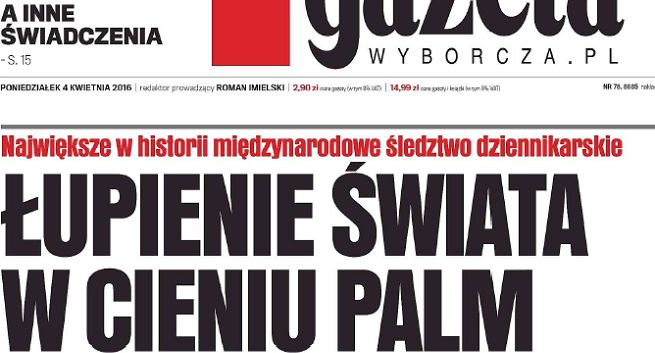 „Gazeta Wyborcza” w globalnym śledztwie dziennikarskim o rajach podatkowych, wśród ich klientów szefowie ITI i „Piłki Nożnej”