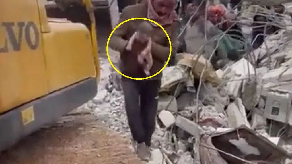 Dziewczynkę uratowano spod gruzów