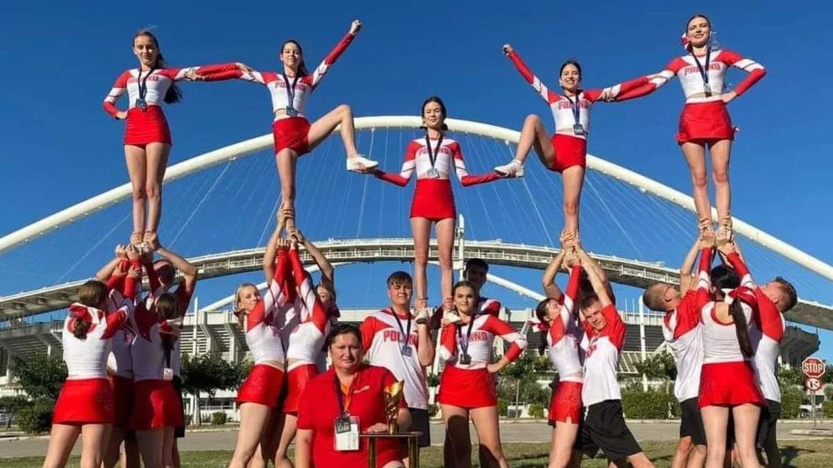 Materiały prasowe / Klub Sportowy Cheerleaders Iskra / Na zdjęciu: Klub Sportowy Cheerleaders Iskra