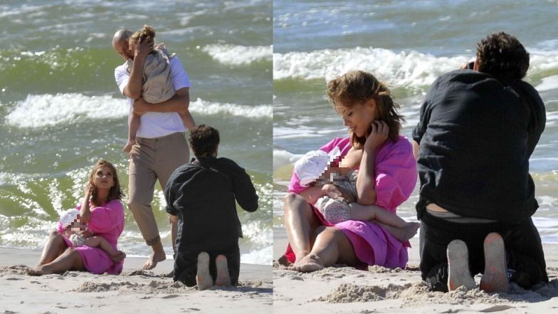 Agnieszka Kaczorowska zabrała na wakacje sztab asystentów