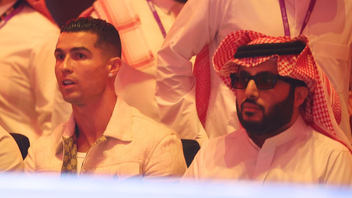 Getty Images / Richard Pelham / Na zdjęciu: Cristiano Ronaldo/ Turki Al-Sheikh