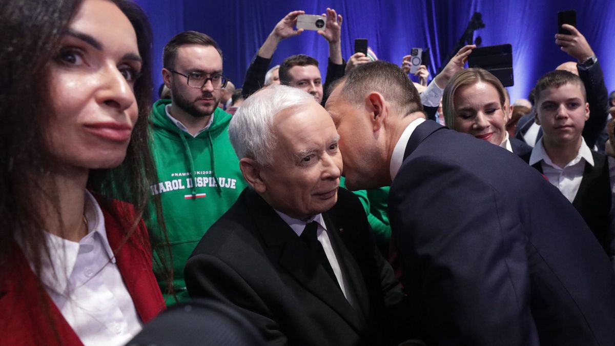 Jarosław Kaczyński i Karol Nawrocki