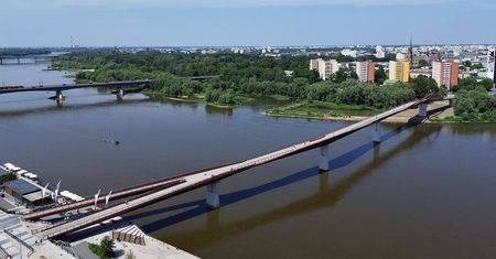Jednak nie "Agrafka". Stołeczna kładka pieszo-rowerowa ma patronkę