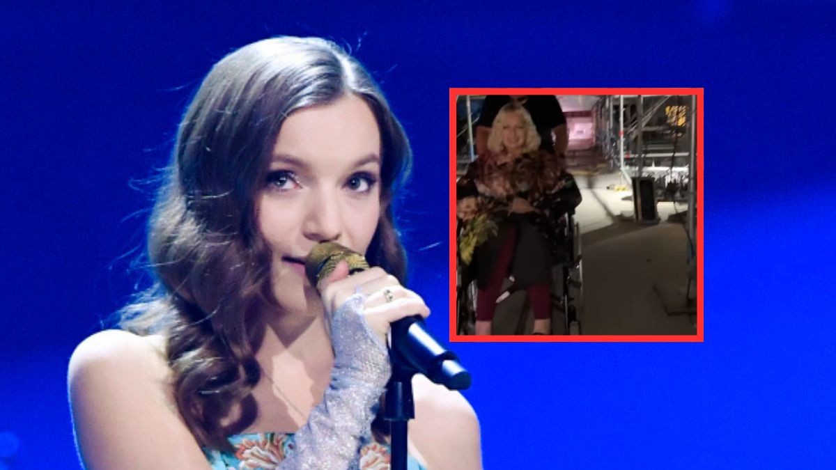 Nosowska wjechała na koncert Sanah na wózku inwalidzkim.