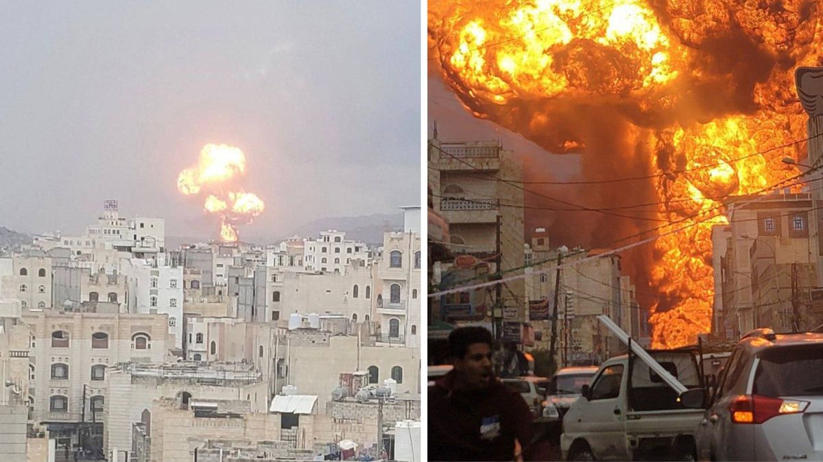 Atak Izraela na Jemen